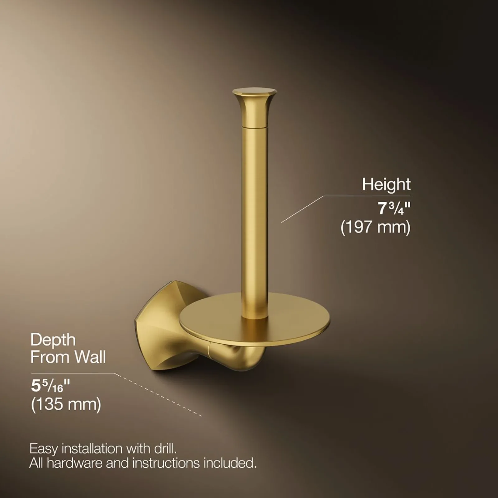 Vertical toilet paper holder^Kohler Online