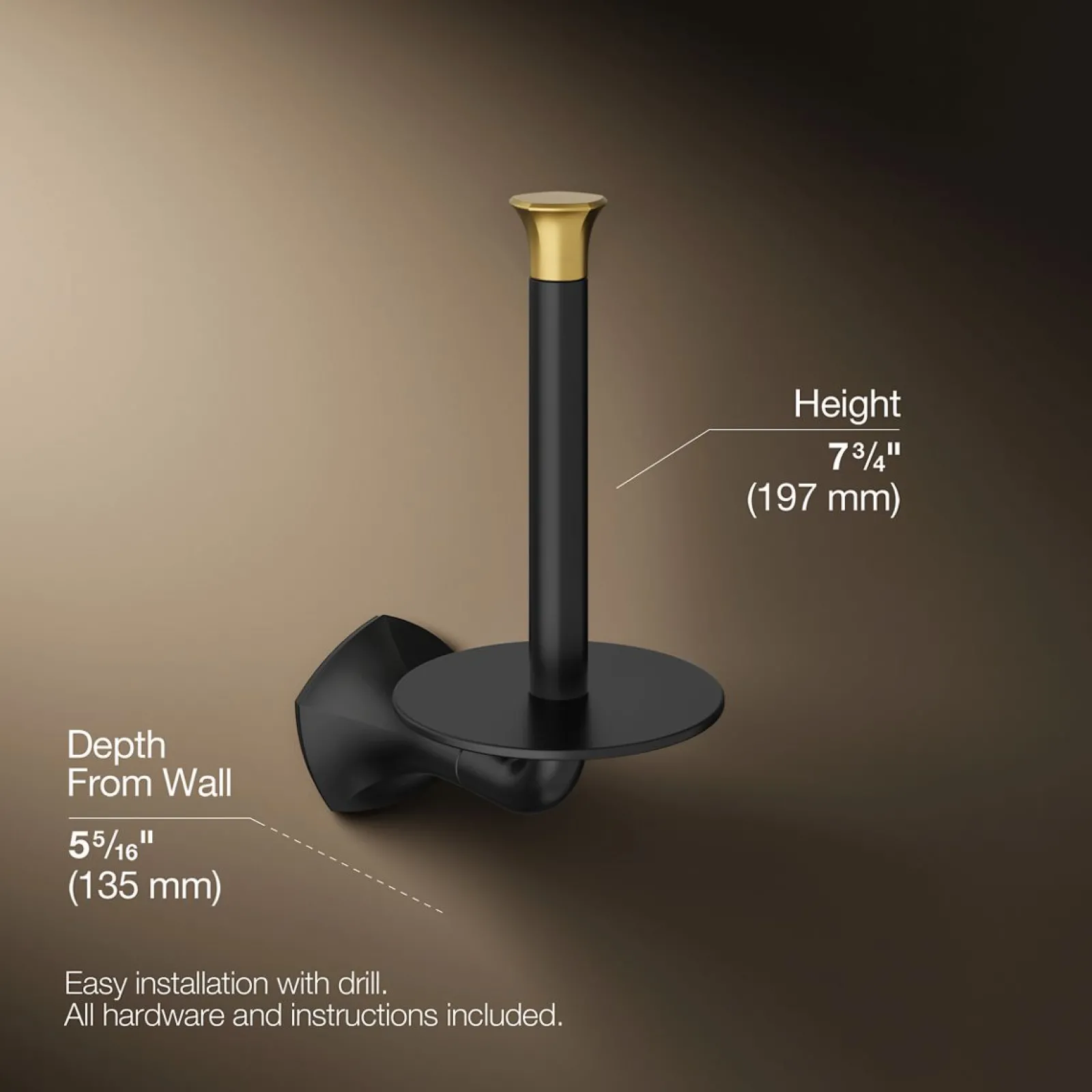Vertical toilet paper holder^Kohler Online