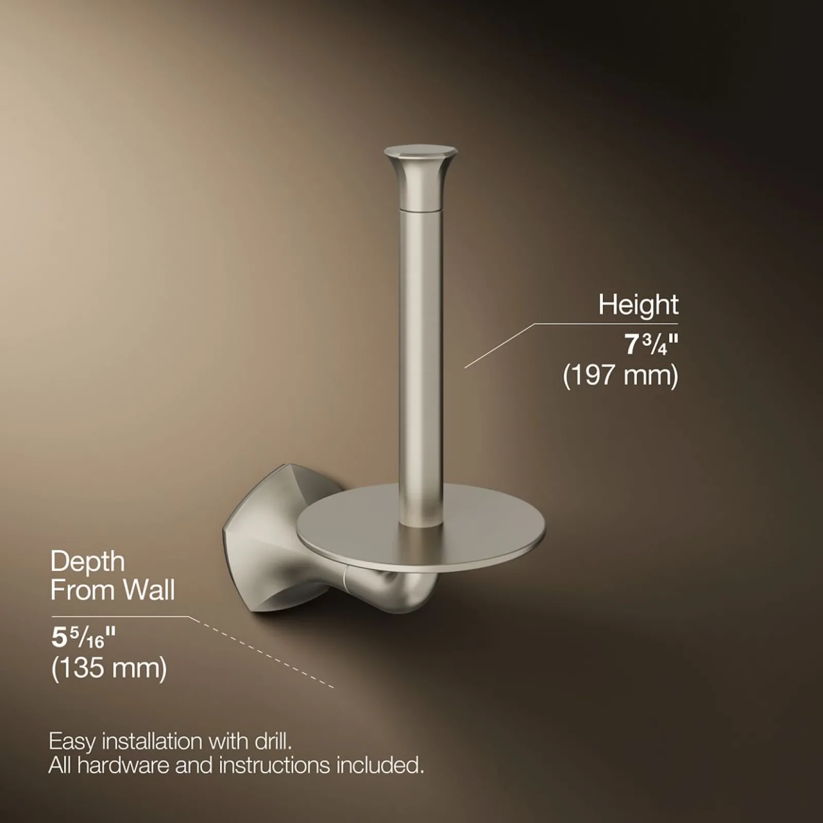 Vertical toilet paper holder^Kohler Online