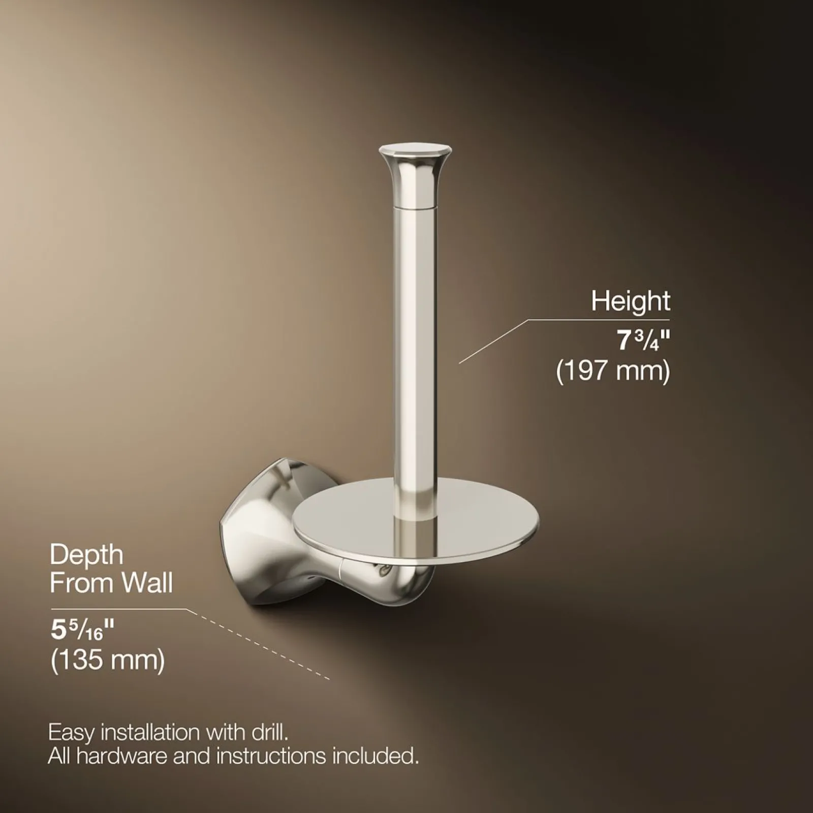 Vertical toilet paper holder^Kohler Online
