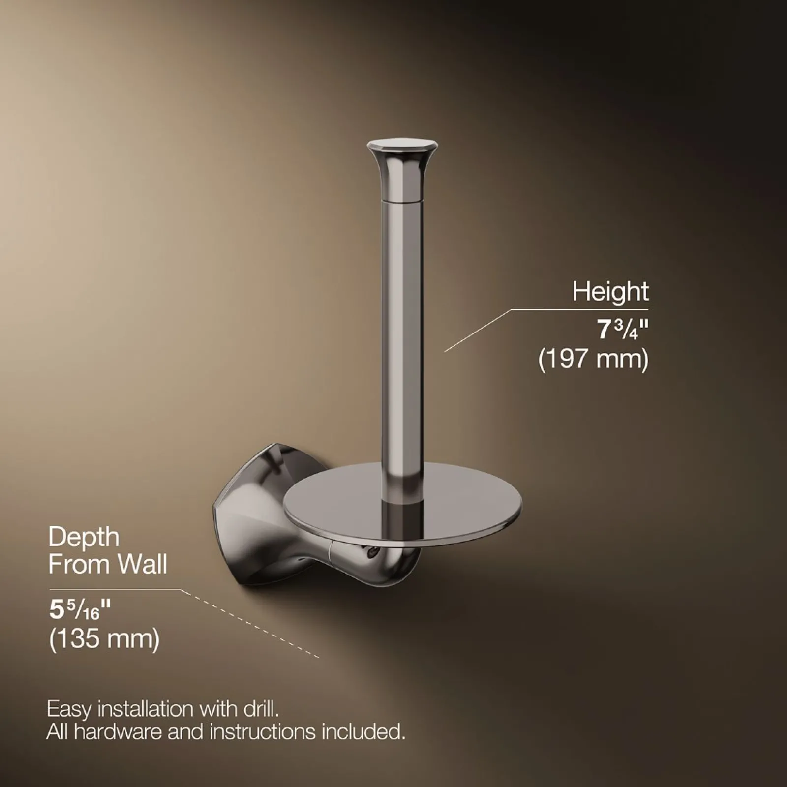 Vertical toilet paper holder^Kohler Online