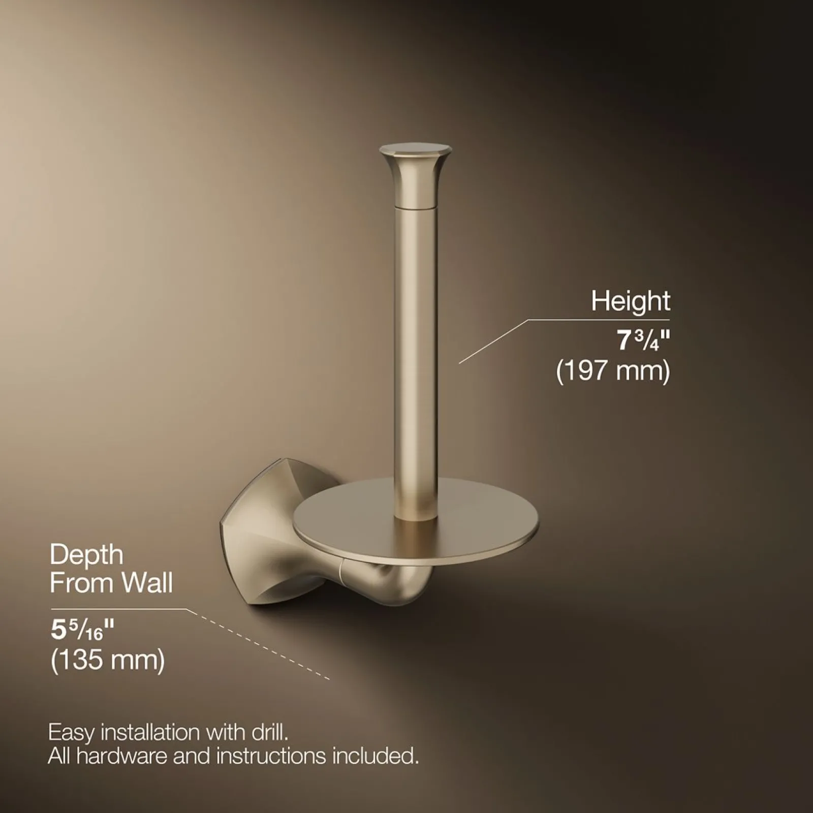 Vertical toilet paper holder^Kohler Online