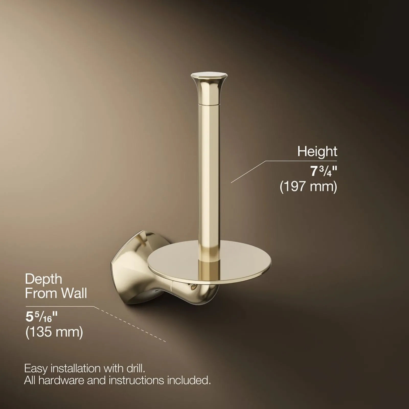 Vertical toilet paper holder^Kohler Online