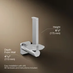 Vertical toilet paper holder^Kohler Best