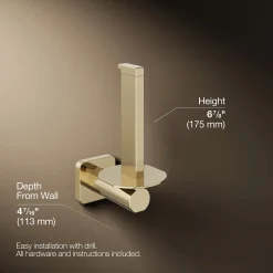 Vertical toilet paper holder^Kohler Best