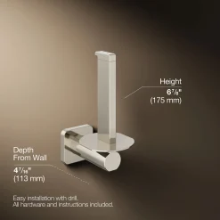 Vertical toilet paper holder^Kohler Best