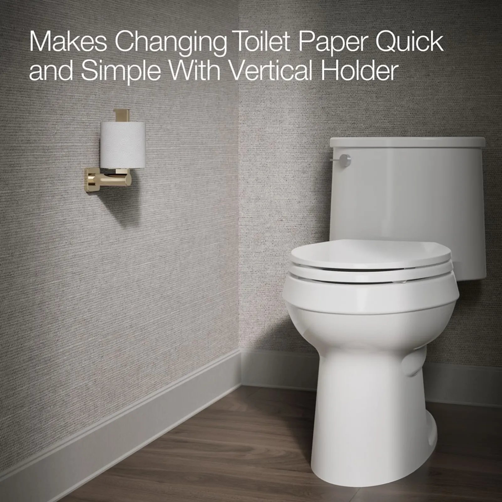 Vertical toilet paper holder^Kohler Best