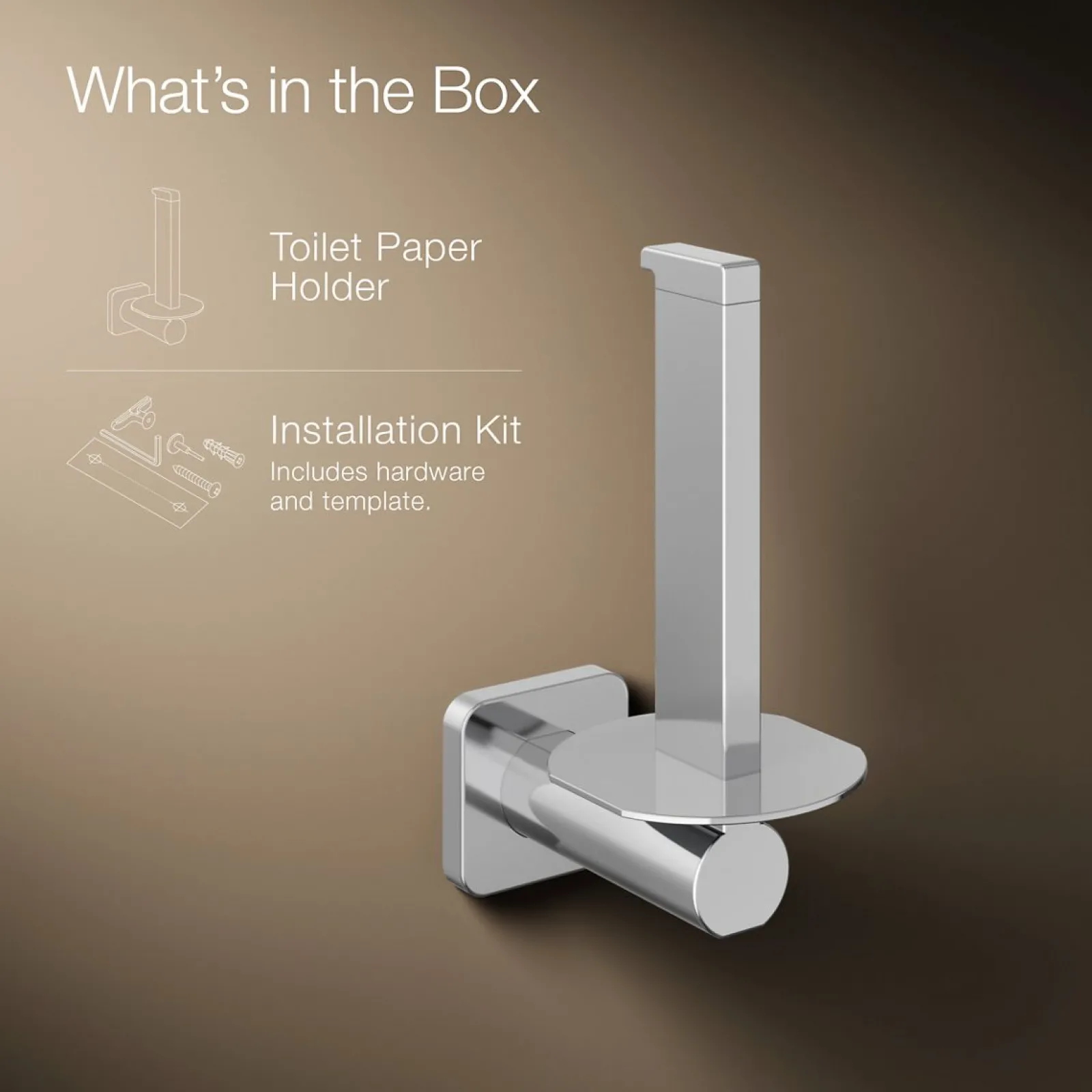 Vertical toilet paper holder^Kohler Best