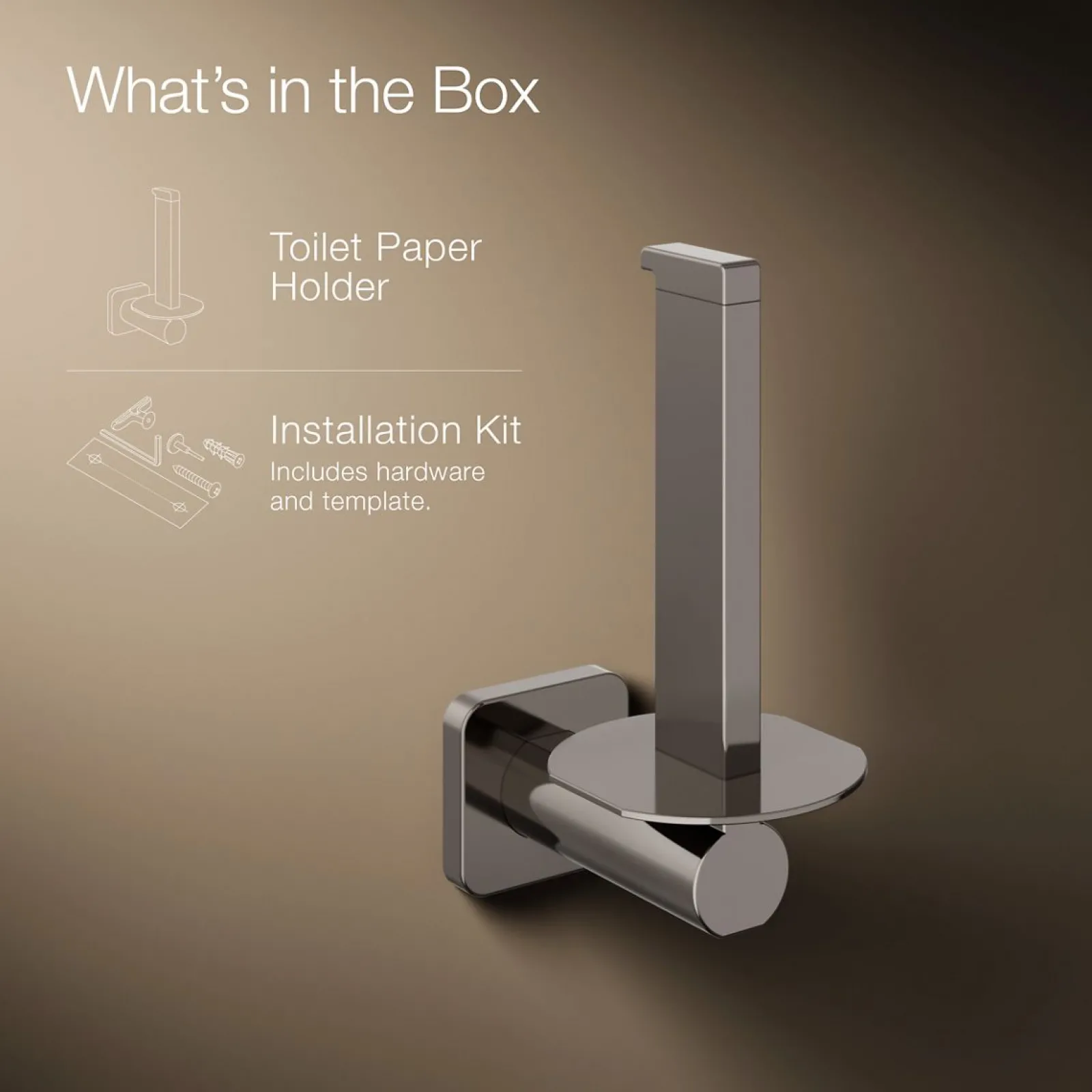 Vertical toilet paper holder^Kohler Best