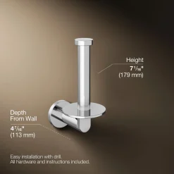 Vertical toilet paper holder^Kohler Clearance