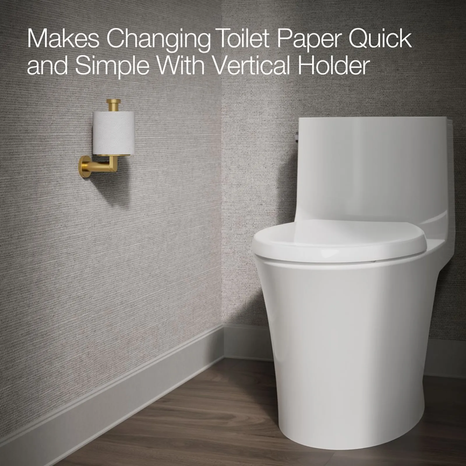 Vertical toilet paper holder^Kohler Clearance