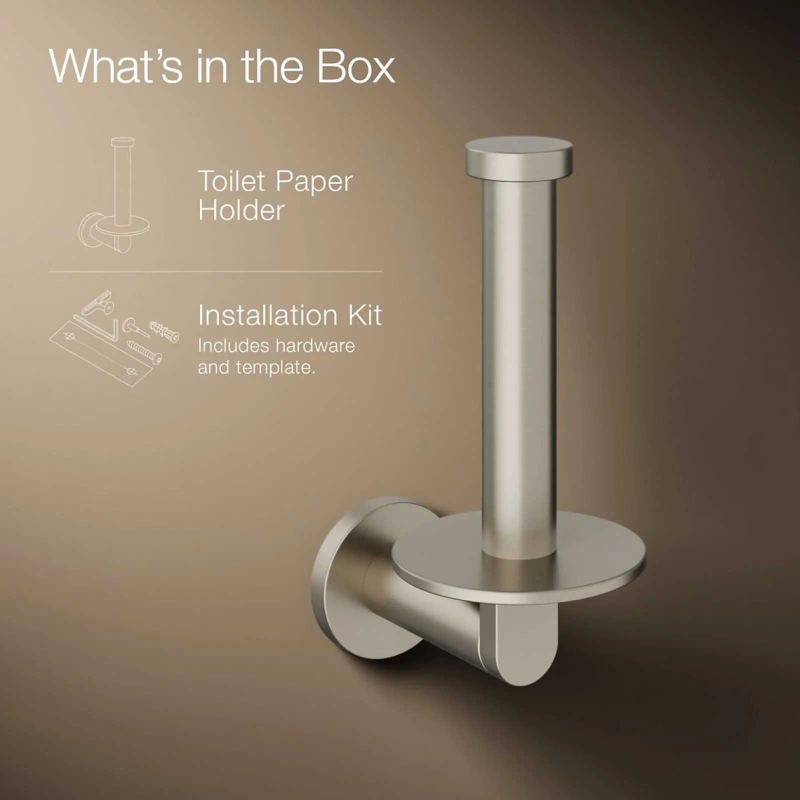 Vertical toilet paper holder^Kohler Clearance
