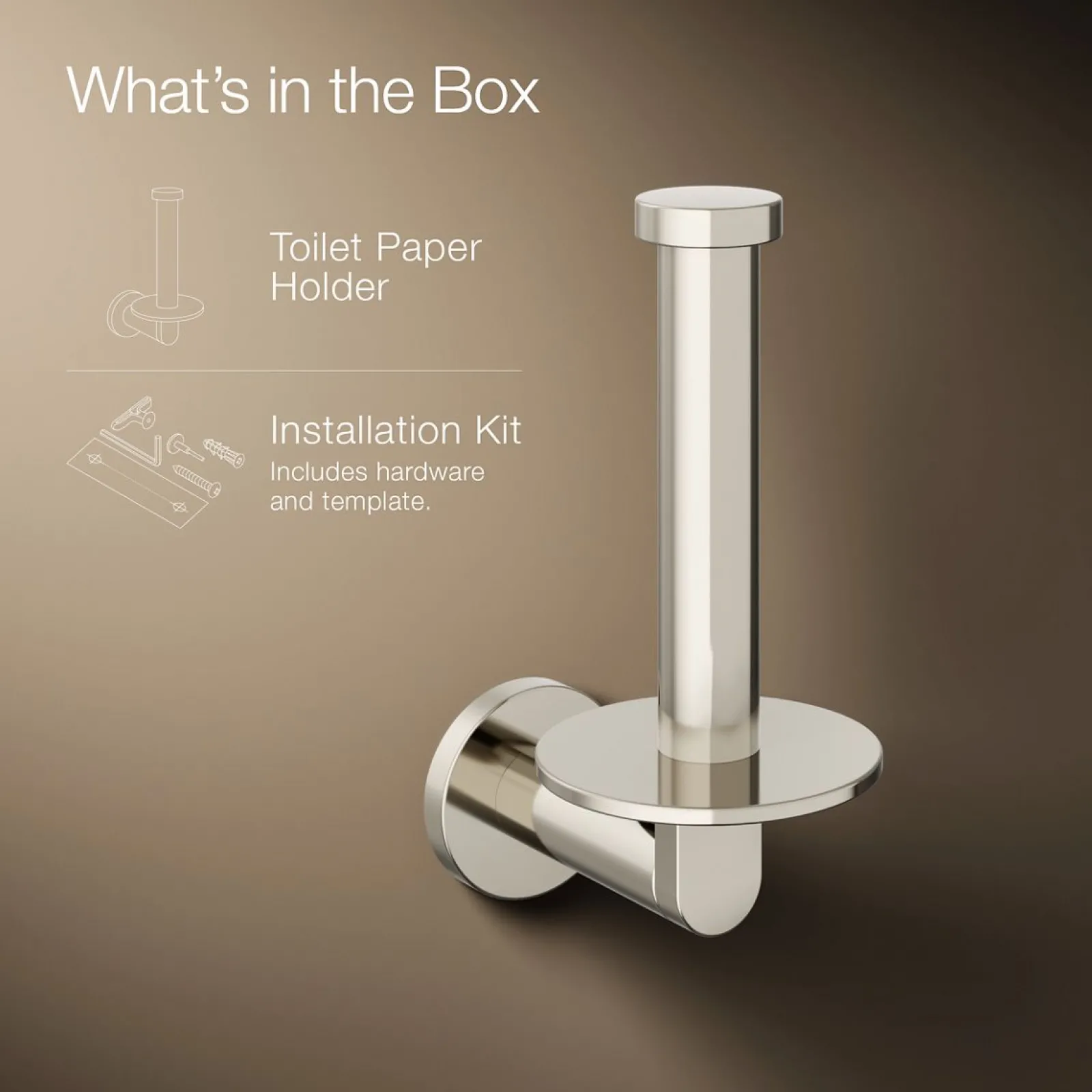 Vertical toilet paper holder^Kohler Clearance