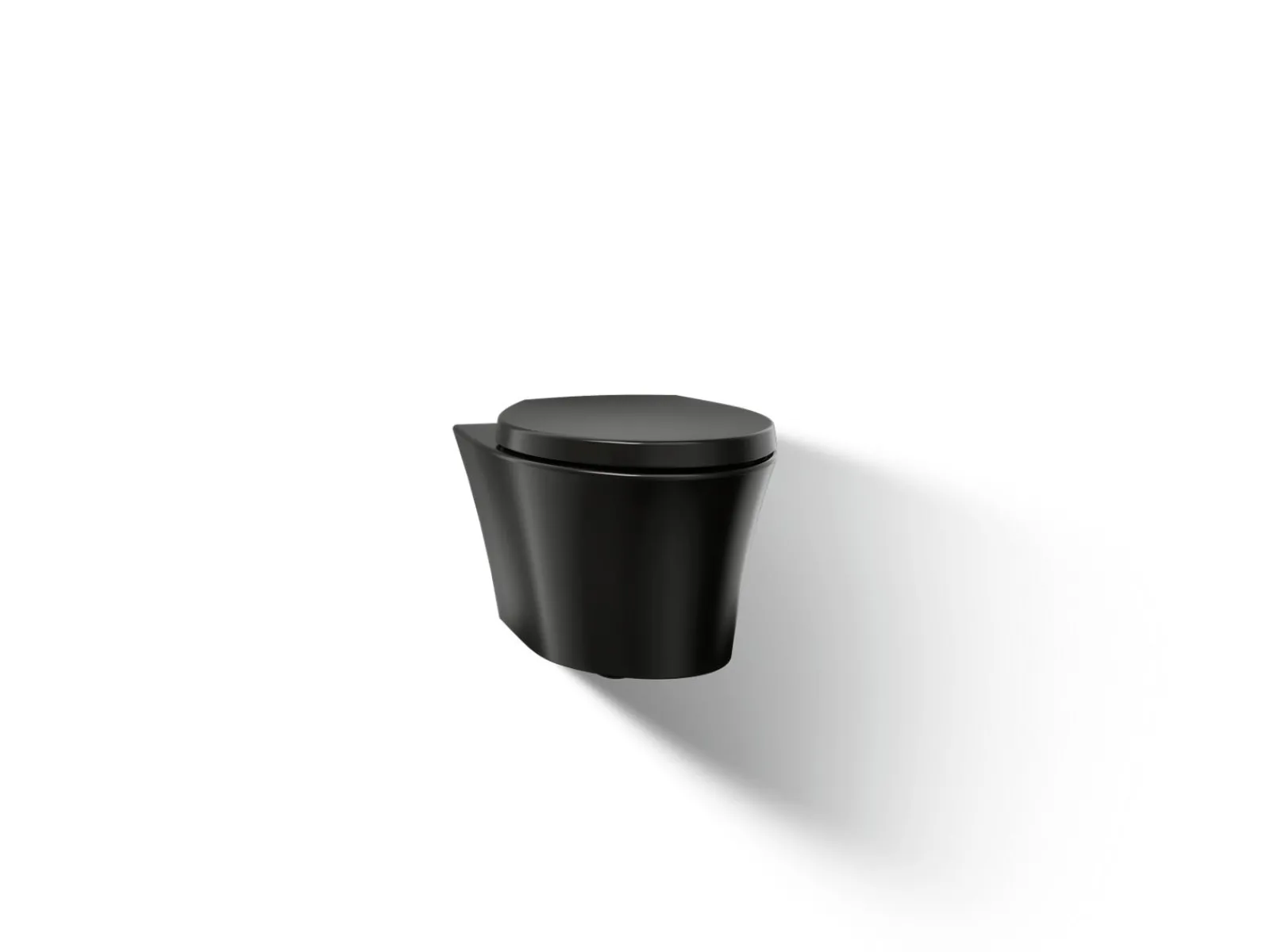Wall-hung compact elongated toilet, dual-flush^Kohler