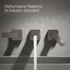 Wall-mount bath faucet trim^Kohler Hot