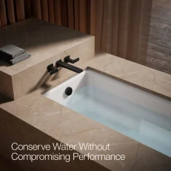 Wall-mount bath faucet trim^Kohler Hot