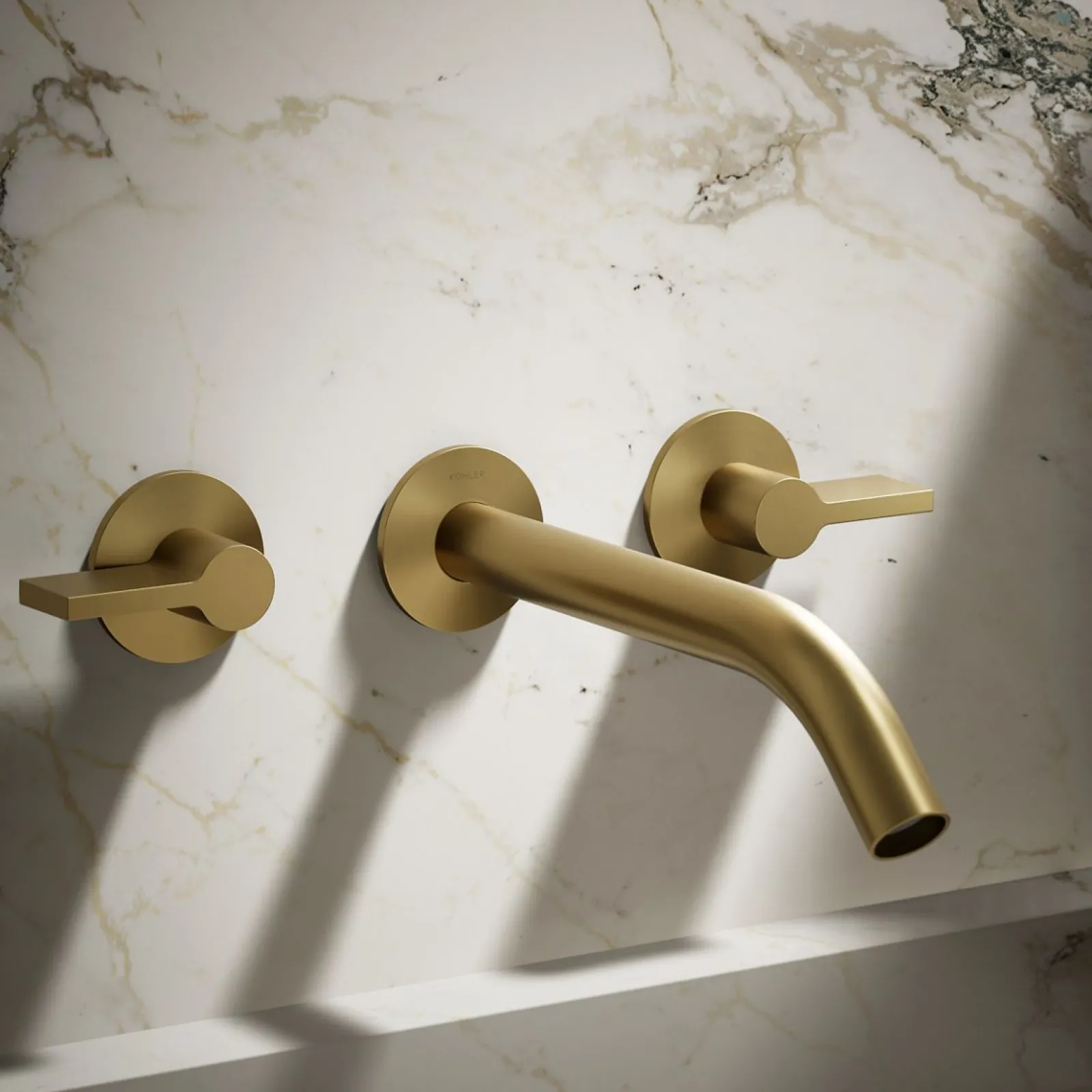 Wall-mount bathroom sink faucet spout with Tube design, 1.2 gpm^Kohler