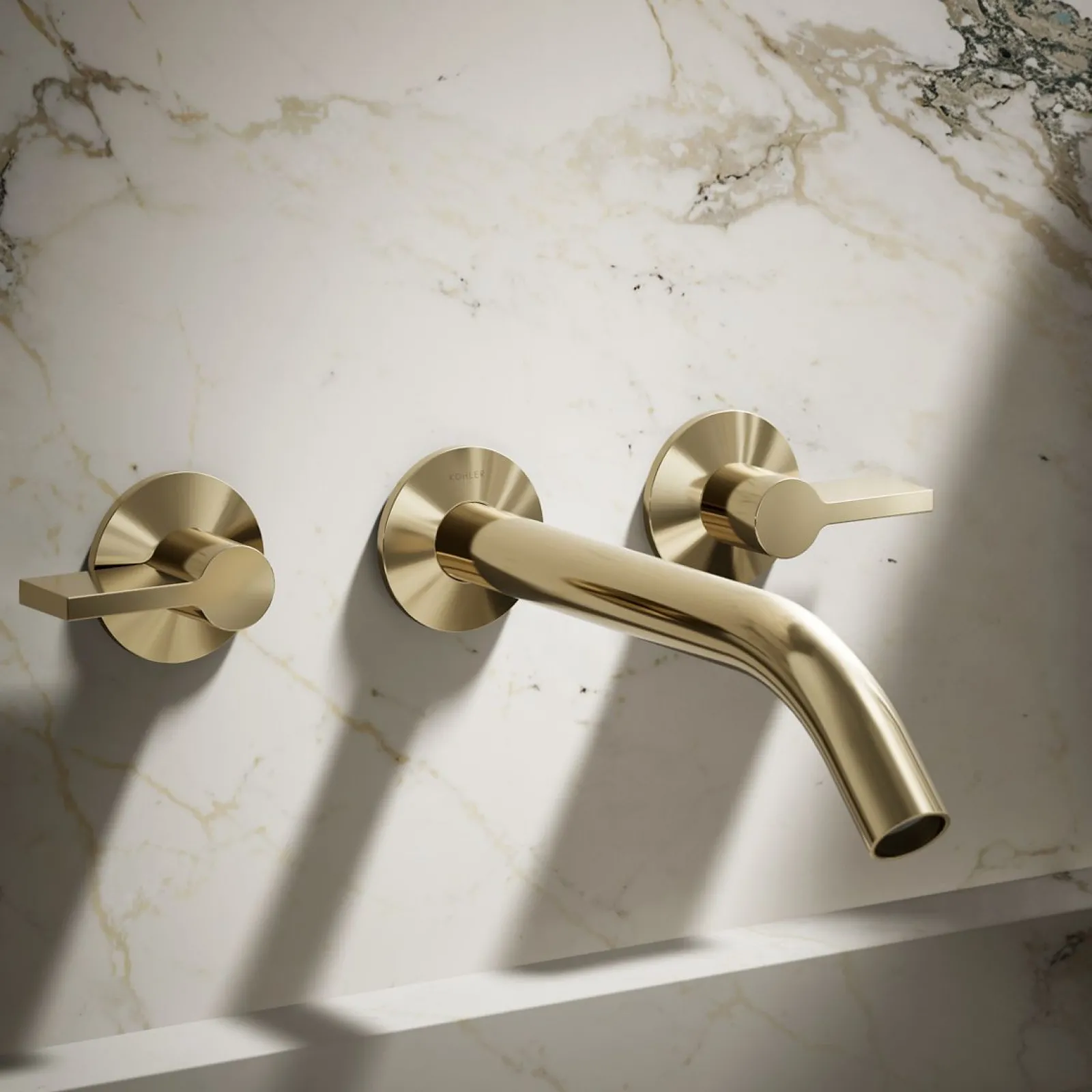 Wall-mount bathroom sink faucet spout with Tube design, 1.2 gpm^Kohler