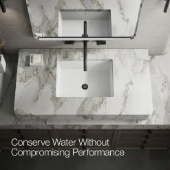Wall-mount bathroom sink faucet spout with Tube design, 1.2 gpm^Kohler