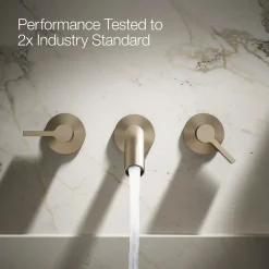 Wall-mount bathroom sink faucet spout with Tube design, 1.2 gpm^Kohler