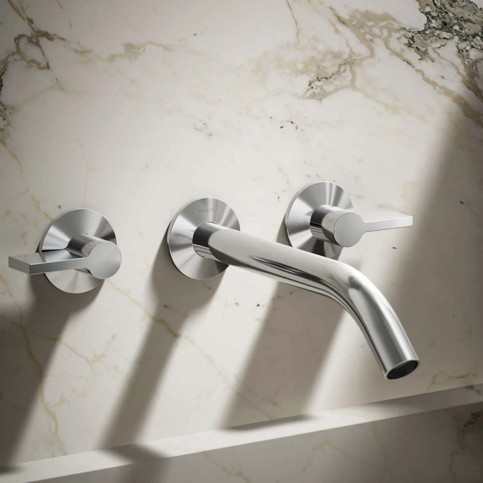 Wall-mount bathroom sink faucet spout with Tube design, 1.2 gpm^Kohler