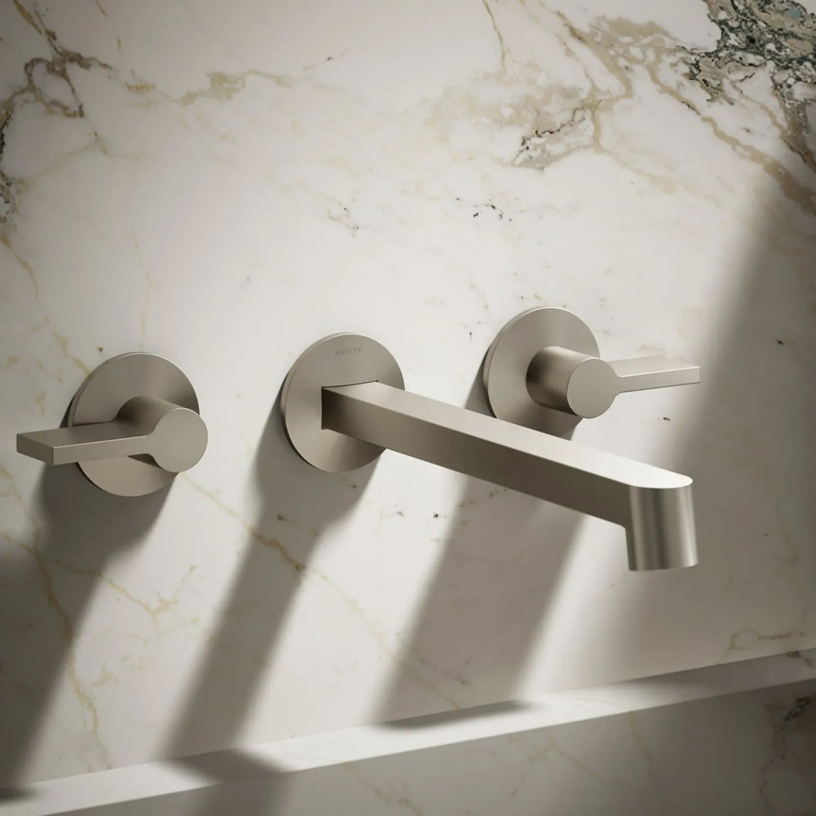 Wall-mount bathroom sink faucet spout with Row design, 1.2 gpm^Kohler Outlet