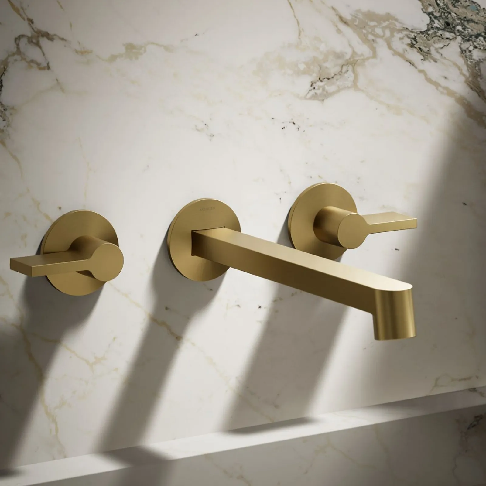 Wall-mount bathroom sink faucet spout with Row design, 1.2 gpm^Kohler Outlet