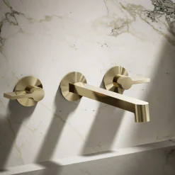Wall-mount bathroom sink faucet spout with Row design, 1.2 gpm^Kohler Outlet