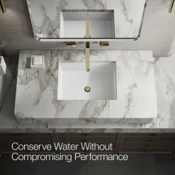 Wall-mount bathroom sink faucet spout with Row design, 1.2 gpm^Kohler Outlet