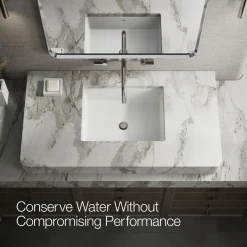 Wall-mount bathroom sink faucet Lever handle trim^Kohler Hot