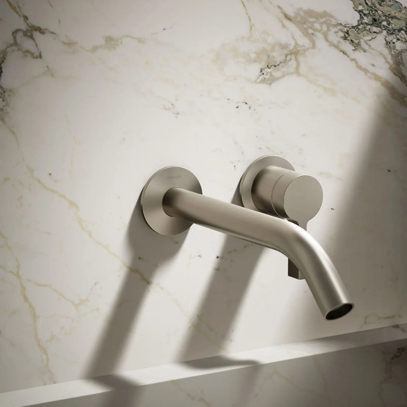 Wall-mount bathroom sink faucet handle^Kohler Online