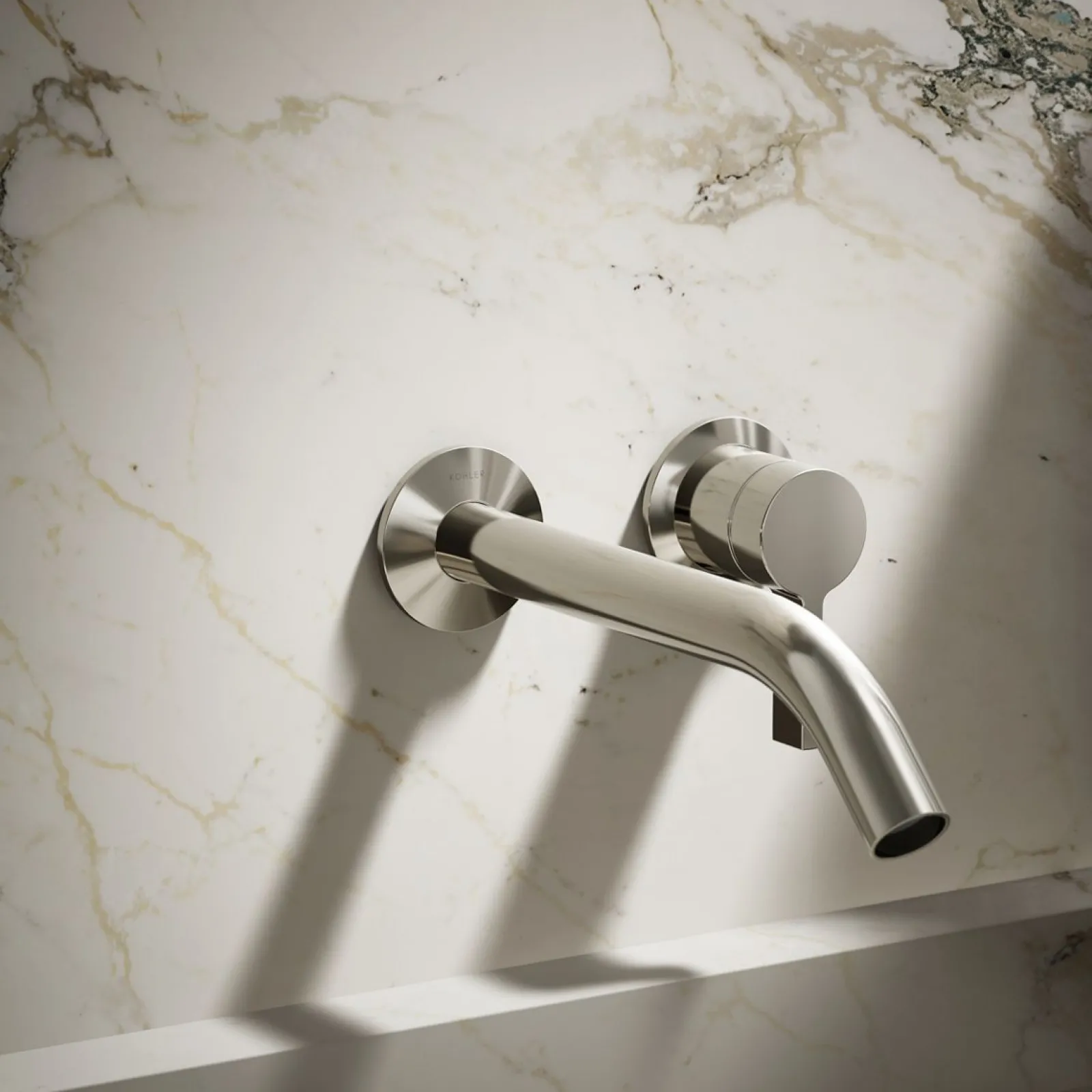 Wall-mount bathroom sink faucet handle^Kohler Online