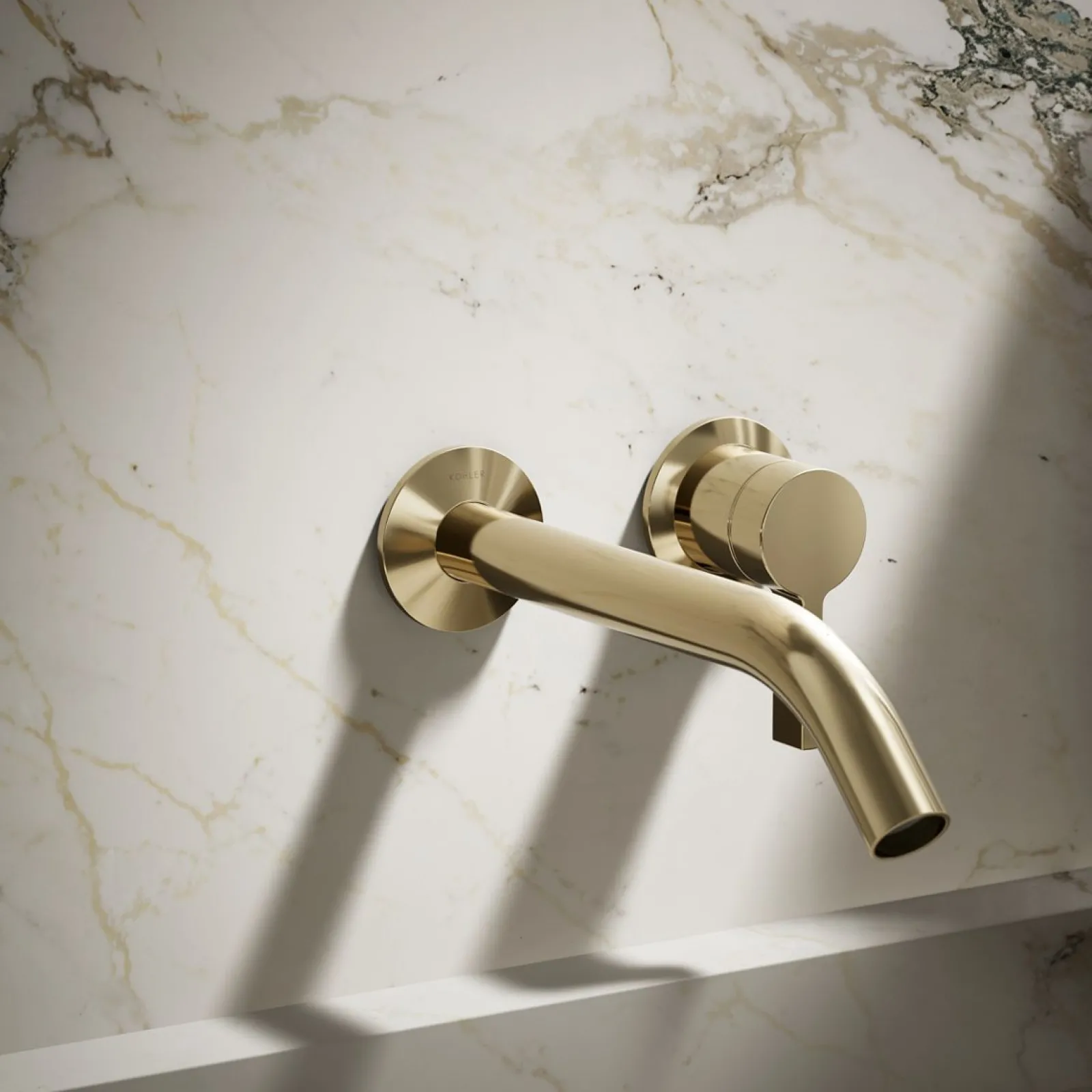 Wall-mount bathroom sink faucet handle^Kohler Online