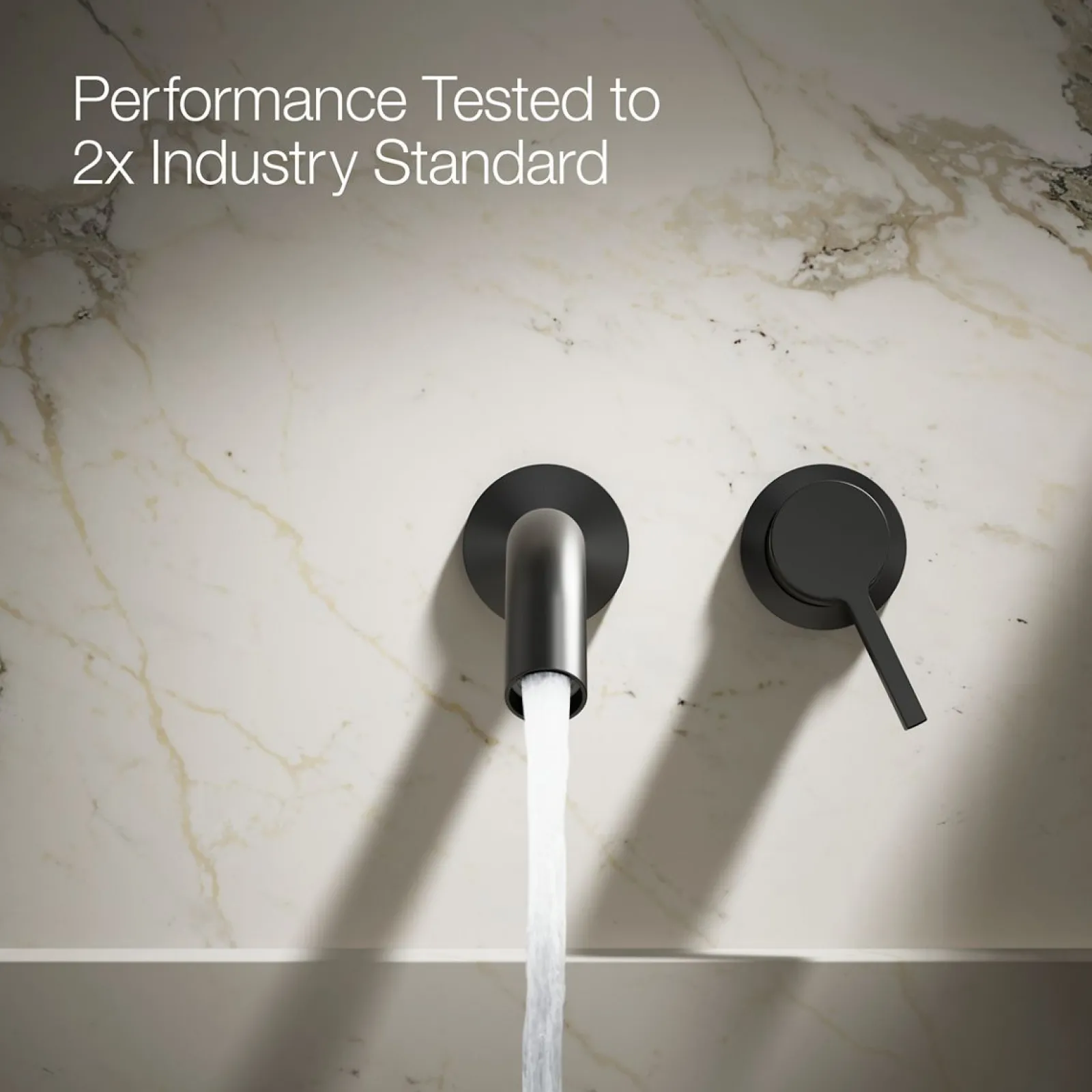 Wall-mount bathroom sink faucet handle^Kohler Online