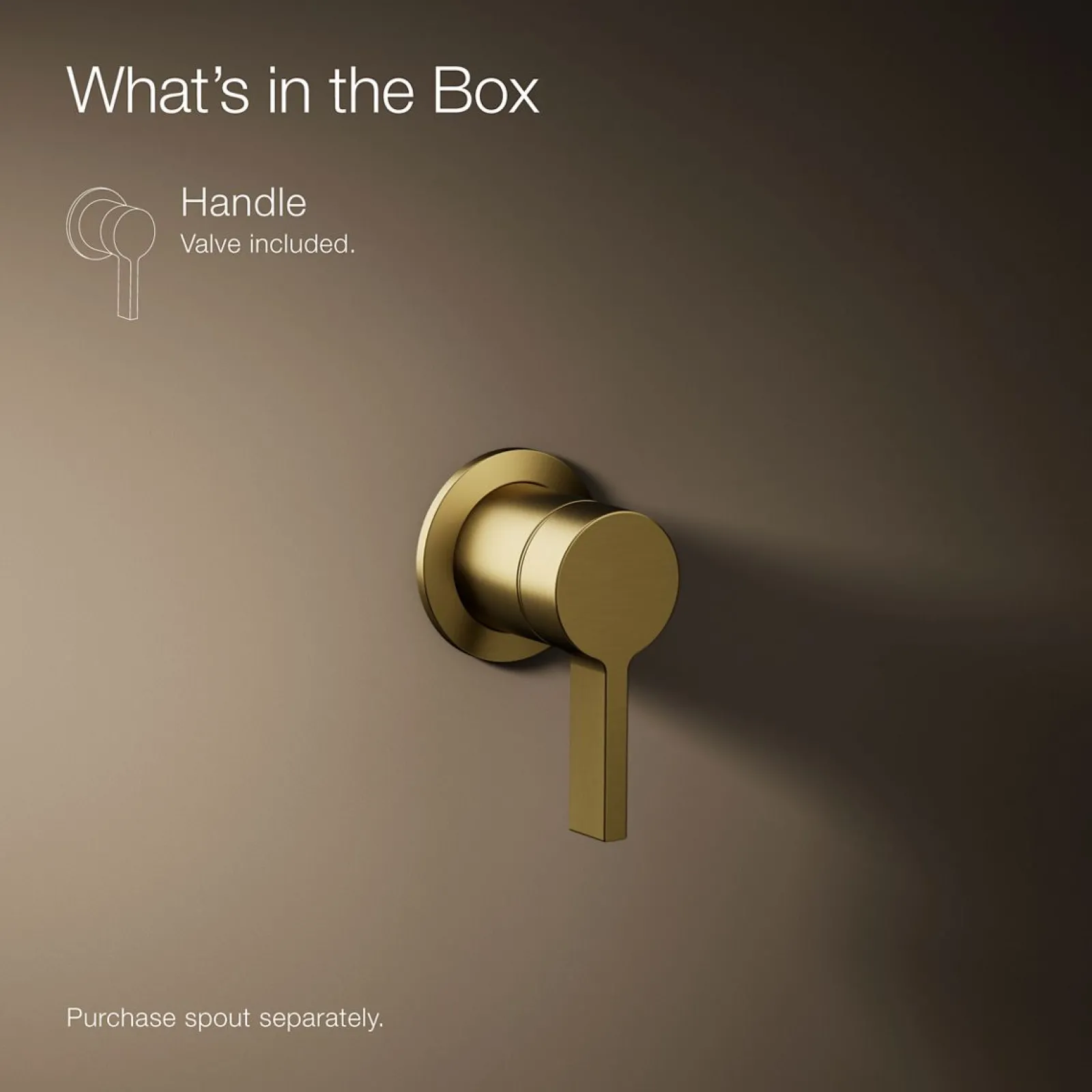 Wall-mount bathroom sink faucet handle^Kohler Online