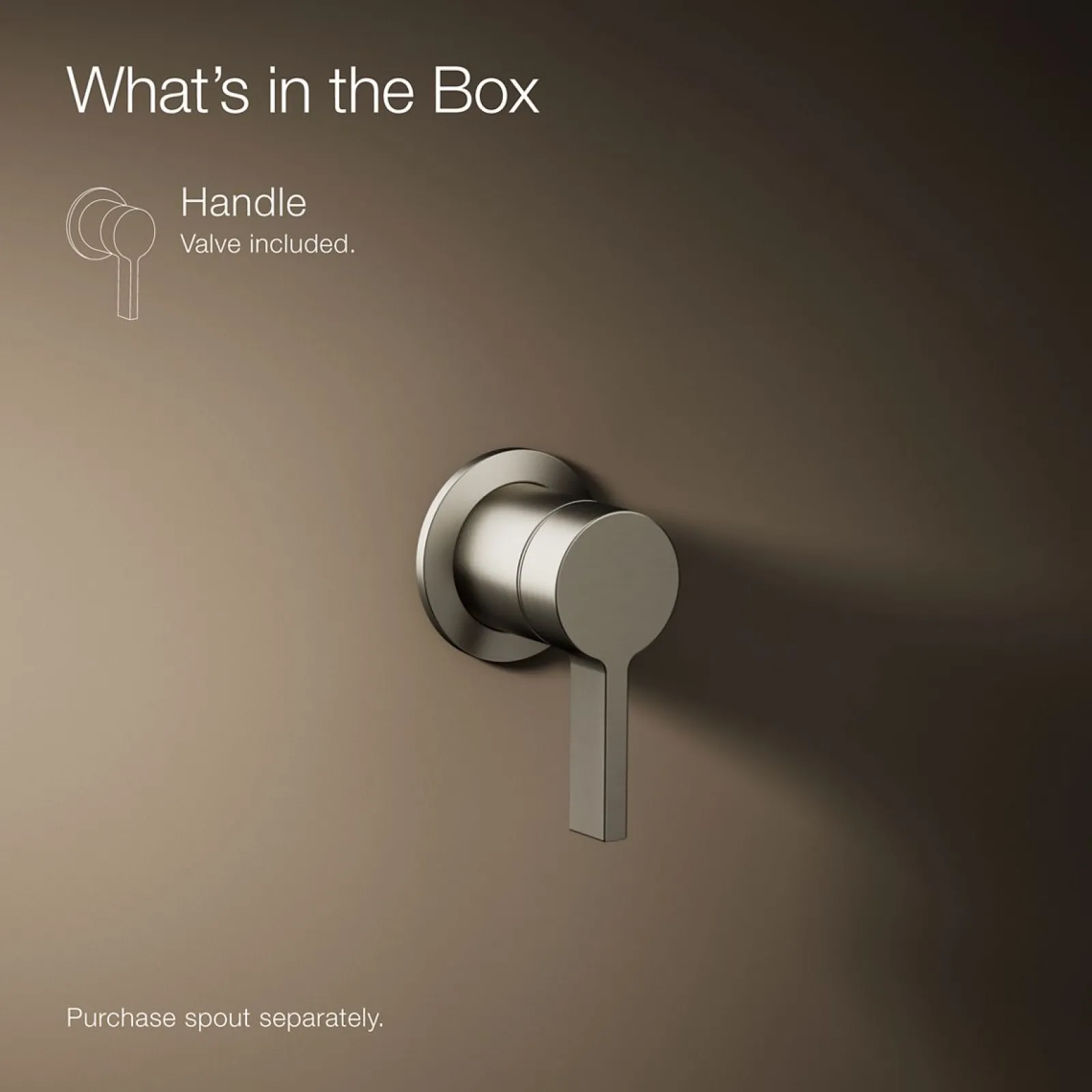 Wall-mount bathroom sink faucet handle^Kohler Online