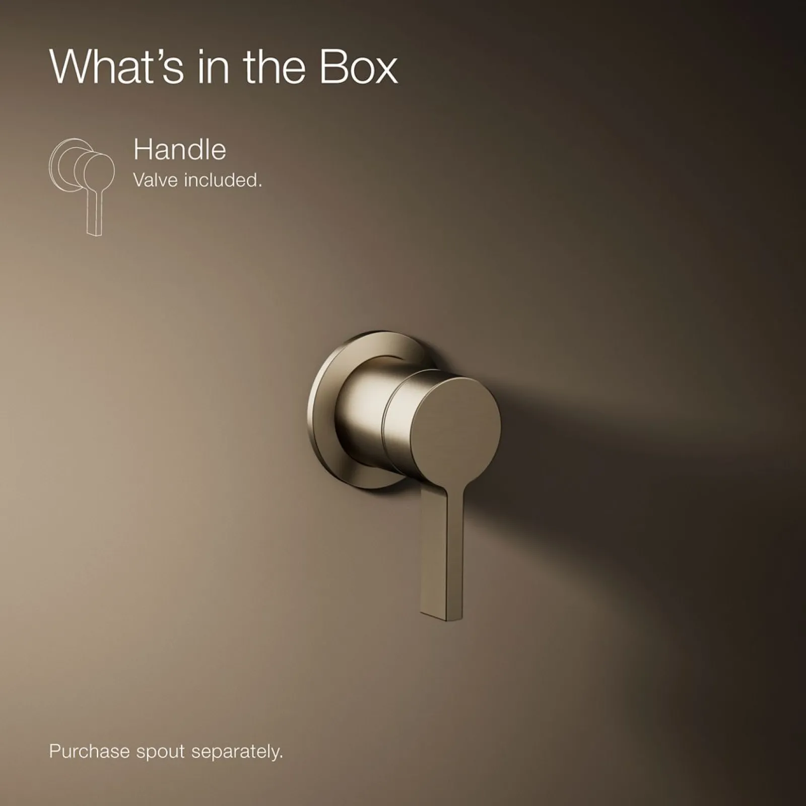 Wall-mount bathroom sink faucet handle^Kohler Online