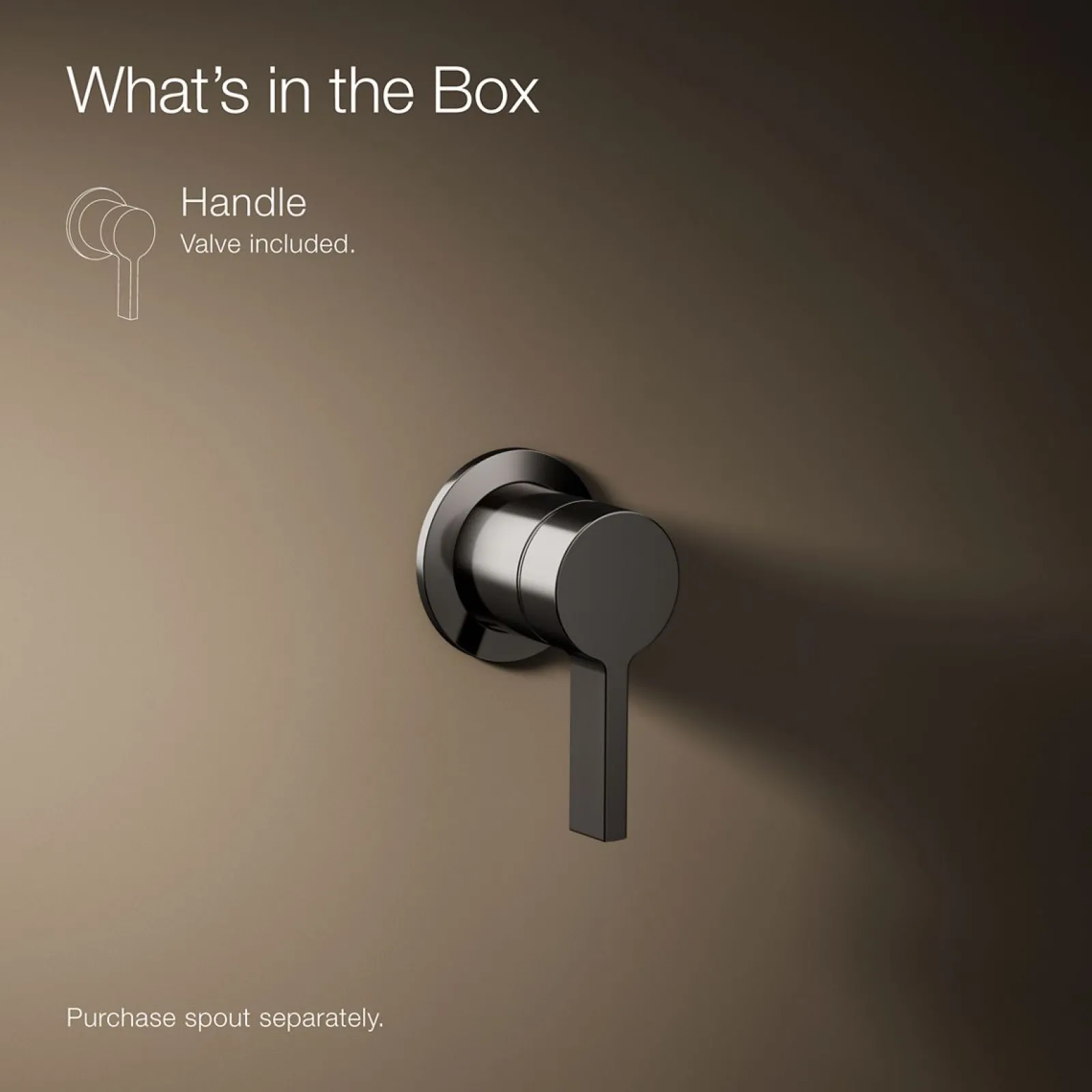 Wall-mount bathroom sink faucet handle^Kohler Online