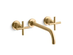 Wall-mount bathroom sink faucet trim with Cross handles, 1.2 gpm^Kohler Discount