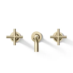 Wall-mount bathroom sink faucet trim with Cross handles, 1.2 gpm^Kohler Discount