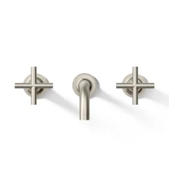 Wall-mount bathroom sink faucet trim with Cross handles, 1.2 gpm^Kohler Discount