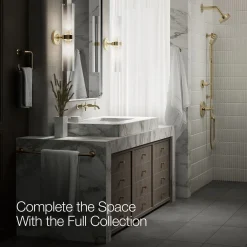 Wall-mount bathroom sink faucet trim with Cross handles, 1.2 gpm^Kohler Online