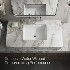 Wall-mount bathroom sink faucet trim with Cross handles, 1.2 gpm^Kohler Online