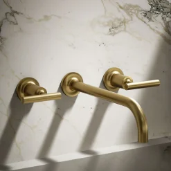 Wall-mount bathroom sink faucet trim with Lever handles, 1.2 gpm^Kohler Clearance