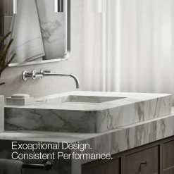 Wall-mount bathroom sink faucet trim with Lever handles, 1.2 gpm^Kohler Clearance