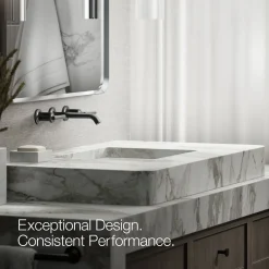 Wall-mount bathroom sink faucet trim with Lever handles, 1.2 gpm^Kohler Outlet