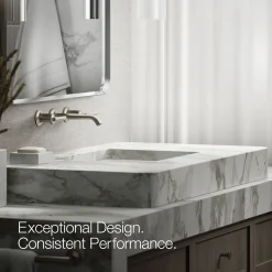 Wall-mount bathroom sink faucet trim with Lever handles, 1.2 gpm^Kohler Outlet
