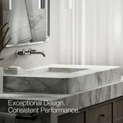 Wall-mount bathroom sink faucet trim with Lever handles, 1.2 gpm^Kohler Outlet