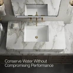 Wall-mount bathroom sink faucet trim with Lever handles, 1.2 gpm^Kohler Outlet