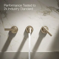 Wall-mount bathroom sink faucet trim with Lever handles, 1.2 gpm^Kohler Outlet